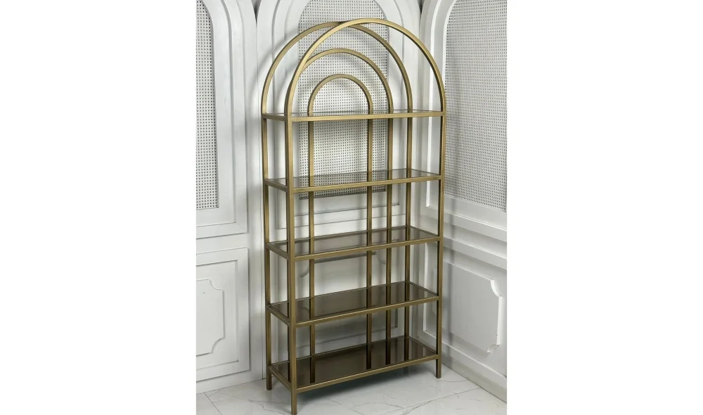 Gökkuşağı Vitrin - Cam Tablalı