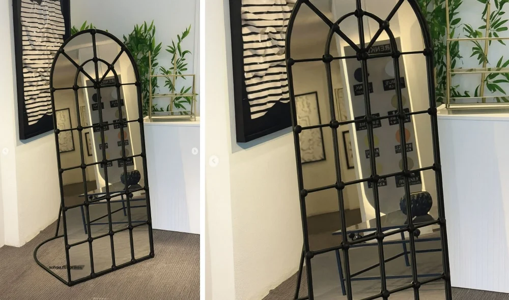 Art Siyah Boy Aynası