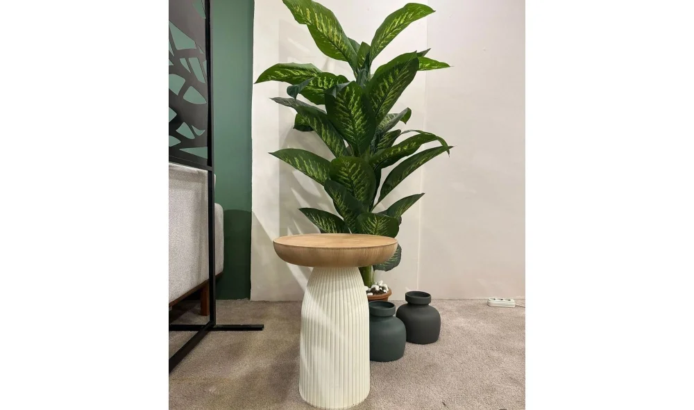 Bohem 3lü Mantar Sehpa - Ceviz & Aytaşı