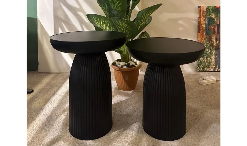 Bohem 2li Mantar Sehpa - Ceviz & Aytaşı