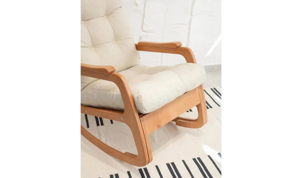 Kontes Naturel Sallanır Sandalye Dinlenme Koltuğu