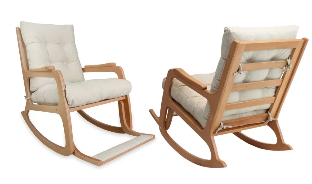 Kontes Naturel Sallanır Sandalye Dinlenme Koltuğu