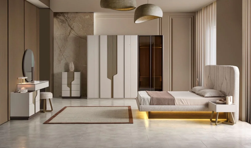 Ada Ceviz Yatak Odası Takımı