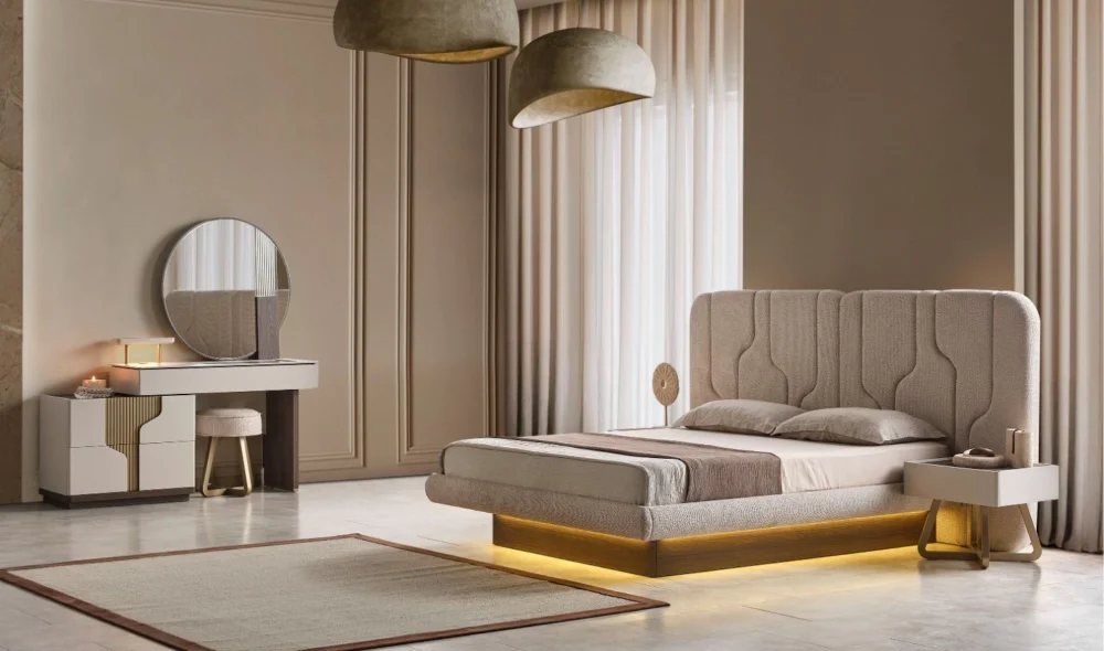 Ada Ceviz Yatak Odası Takımı