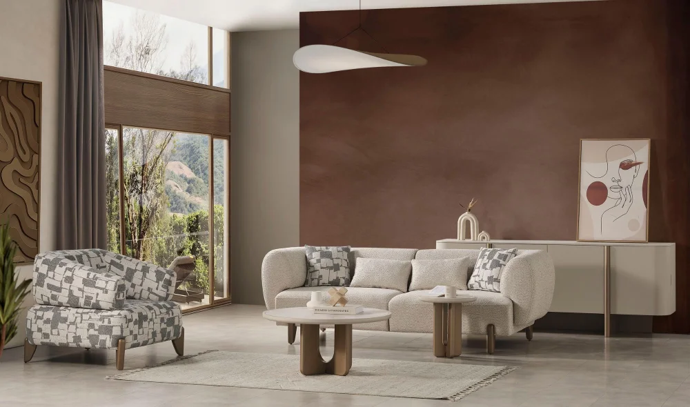 Ahuse Bronz Koltuk Takımı