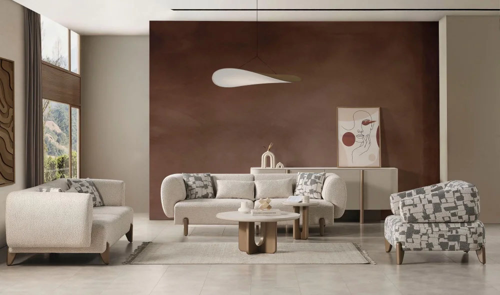 Ahuse Bronz Koltuk Takımı