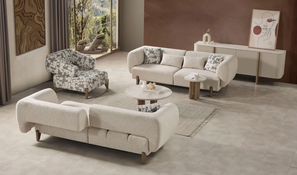 Ahuse Bronz Koltuk Takımı