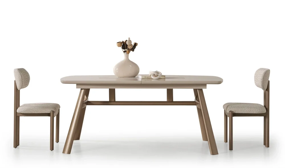 Ahuse Bronz Yemek Odası Takımı