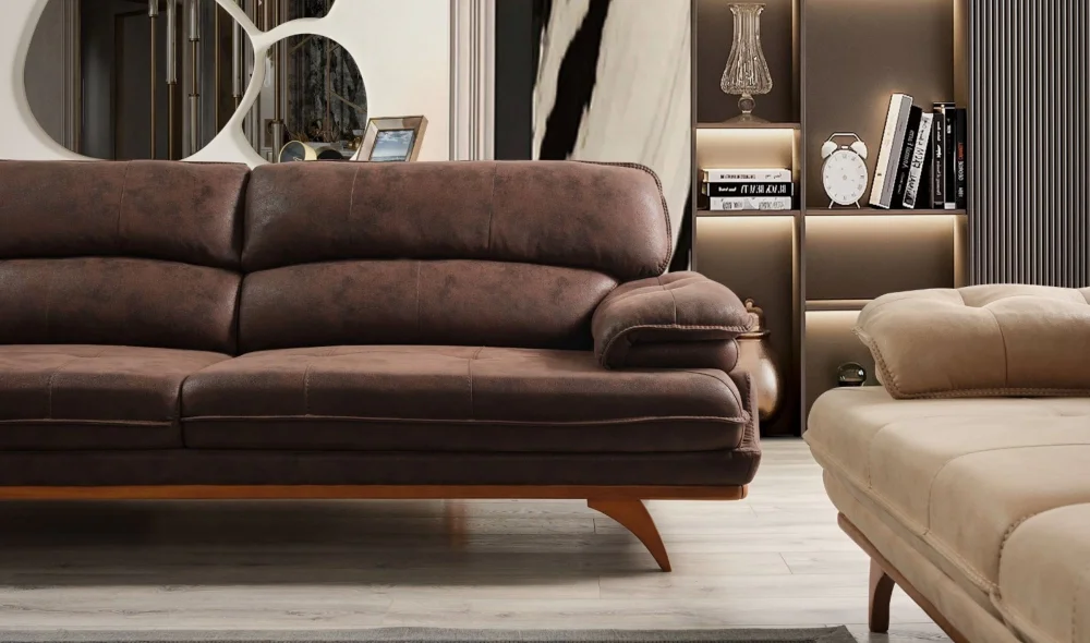 Akra Kahve 3lü Koltuk