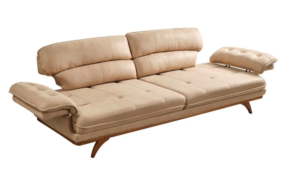 Akra Açık Kahve 3lü Koltuk