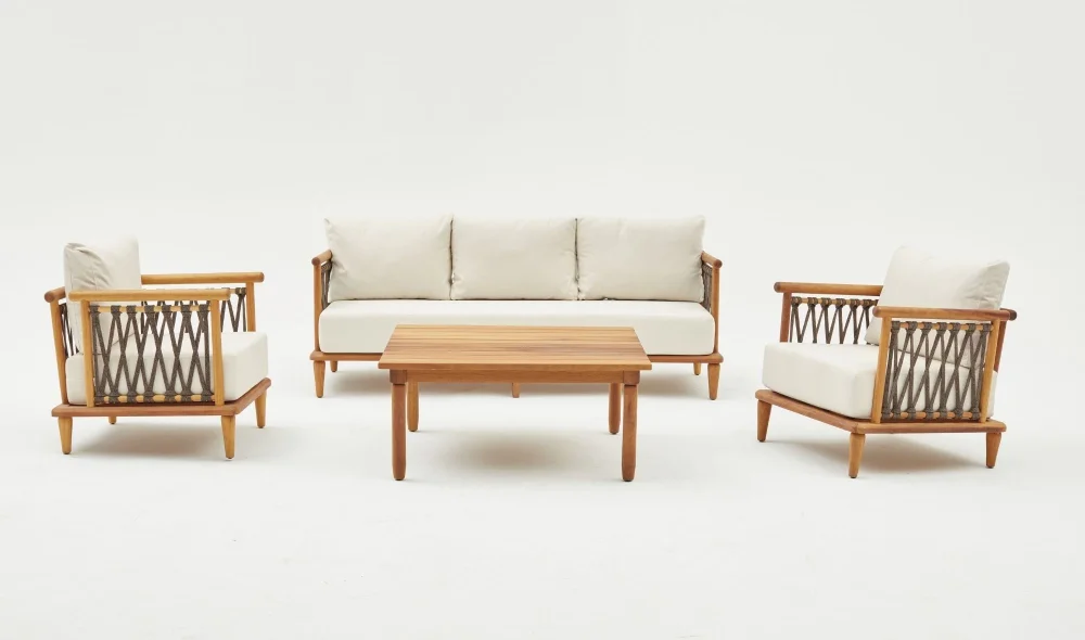 Alaçatı Bahçe ve Balkon Takımı (İroko)