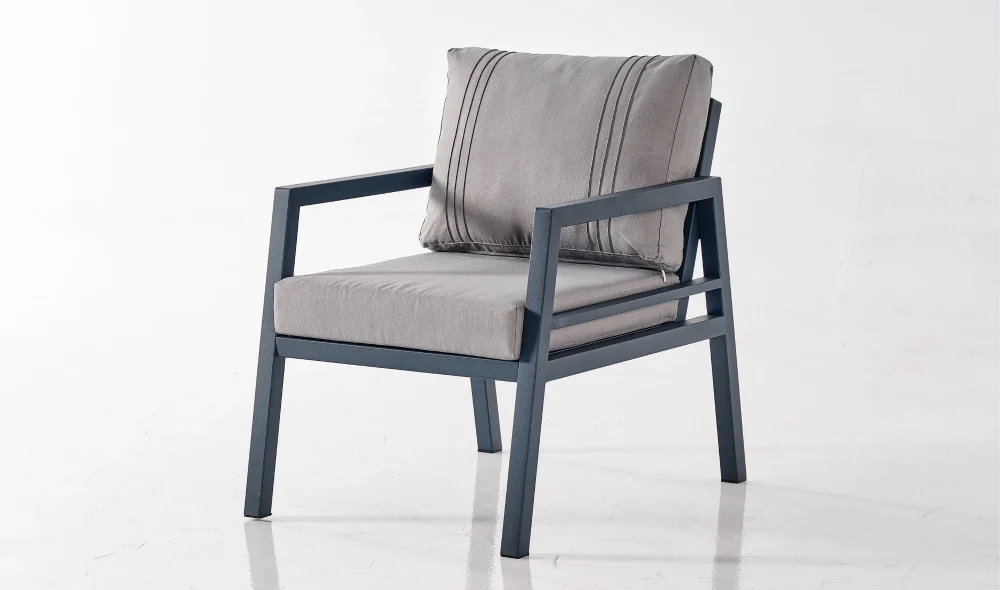 Alanya Plus Antrasit Üçlü Bahçe ve Balkon Takımı