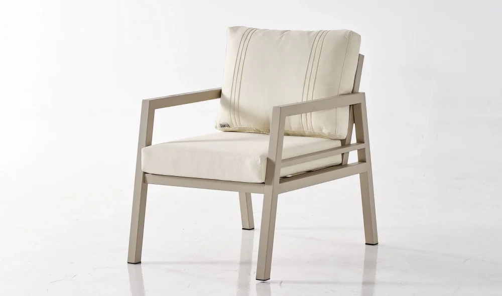 Alanya Plus Krem Üçlü Bahçe ve Balkon Takımı