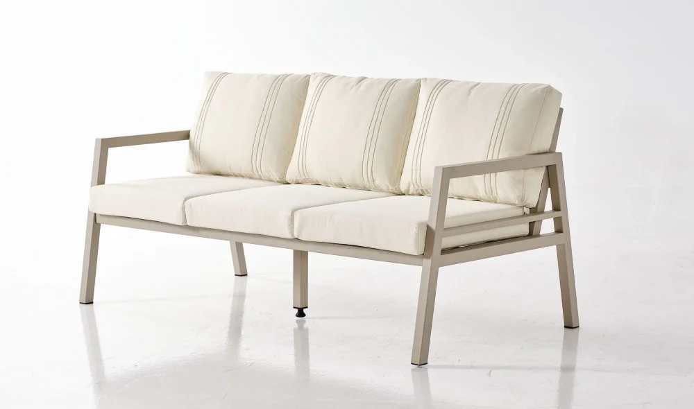 Alanya Plus Krem Üçlü Bahçe ve Balkon Takımı