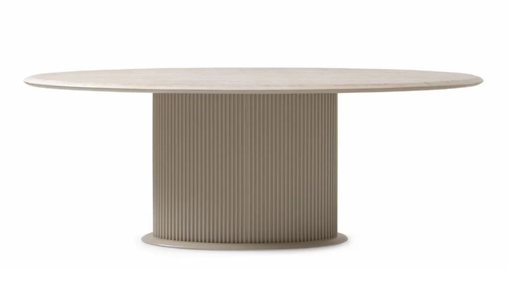 Albana Traverten Yemek Masası