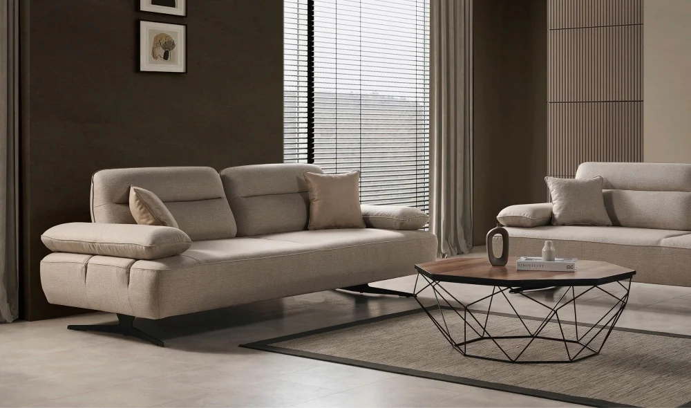 Alen Kahve 3lü Koltuk