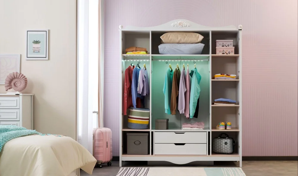 Alya 4 Kapaklı Gardrop