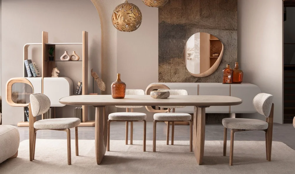 Amalfi Seramik Yemek Odası Takımı