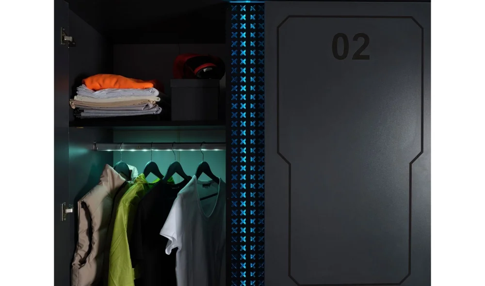 Arcade 2 Kapaklı Lite Dolap