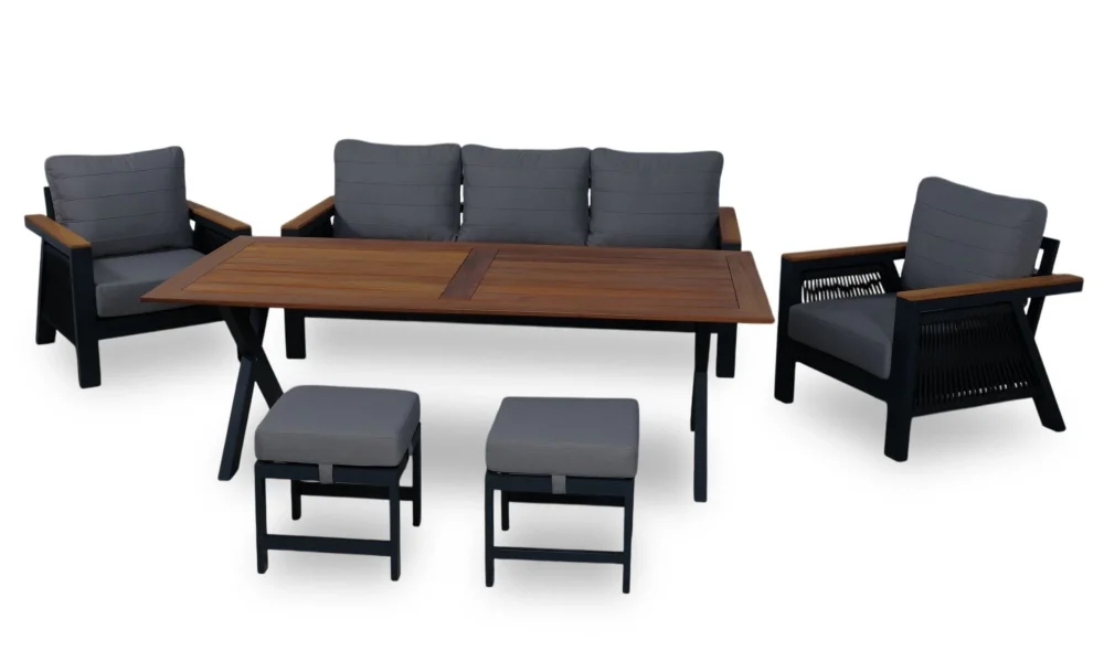 Arven Plus S İroko Bahçe ve Balkon Takımı (Krem)