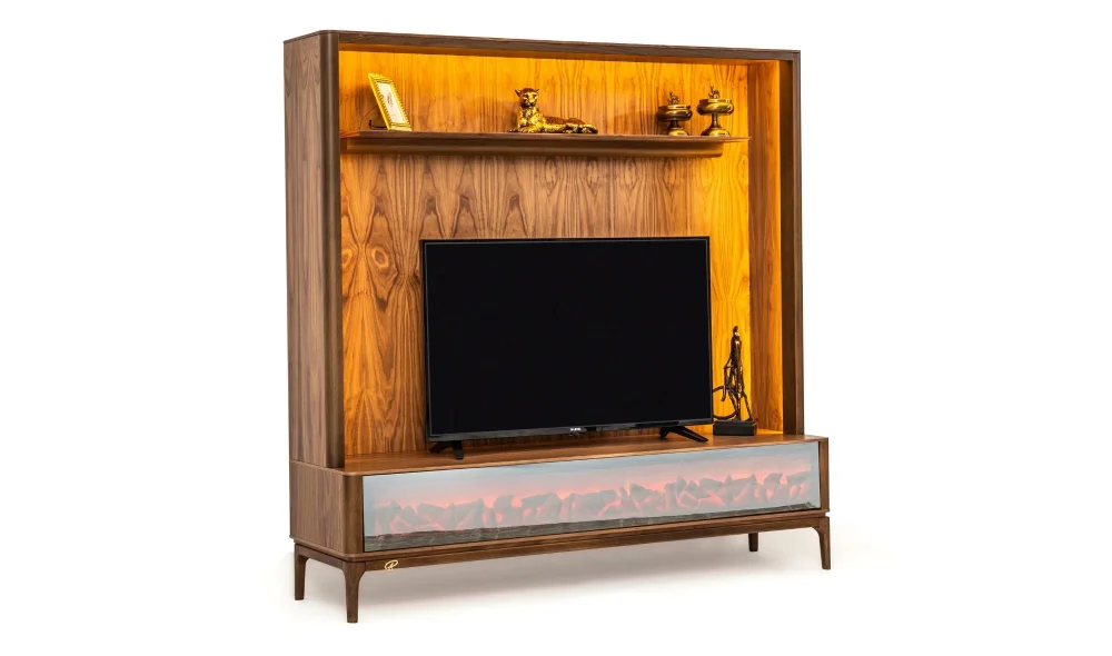 Ottoman Şömineli Tv Ünitesi