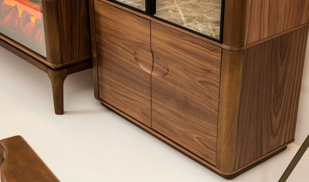 Ottoman Şömineli Tv Ünitesi