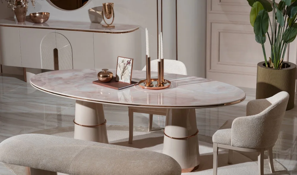 Aura Yemek Masası Takımı