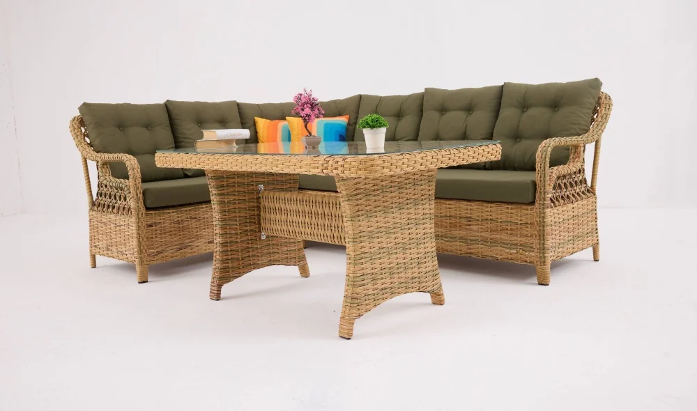 Benin Bahçe ve Balkon Köşe Takımı (Elvan)