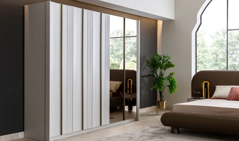 Bergama 5 Kapaklı Gardrop