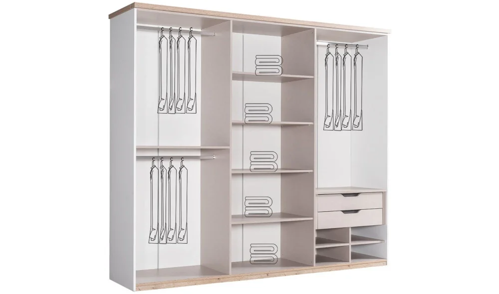 Boerno 6 Kapaklı Gardrop