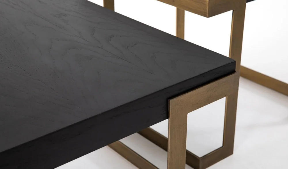 Bogota Orta Sehpa Seti (Siyah)