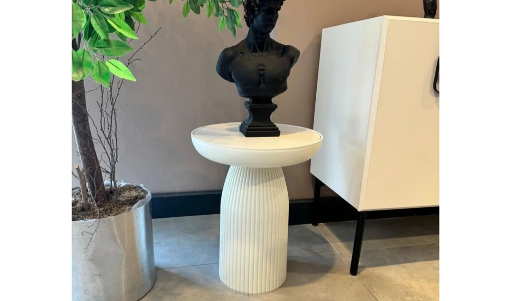 Bohem Mantar Yan Sehpa (45x41 cm)