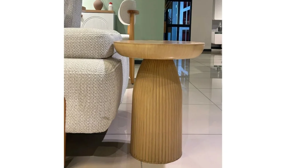 Bohem Mantar Yan Sehpa (50x41 cm)