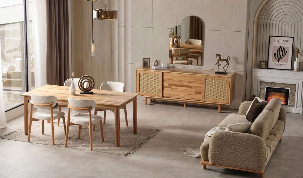 Bohem Yemek Odası Takımı