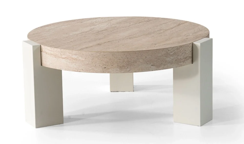 Bold Traverten Orta Sehpa Seti