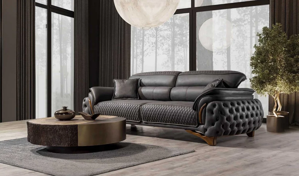 Bona Antrasit Koltuk Takımı