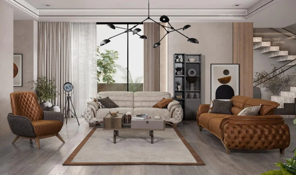 Bona Kahve Koltuk Takımı