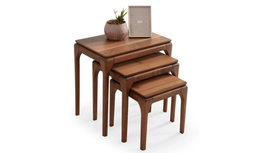 Bongo Ceviz Zigon Sehpa