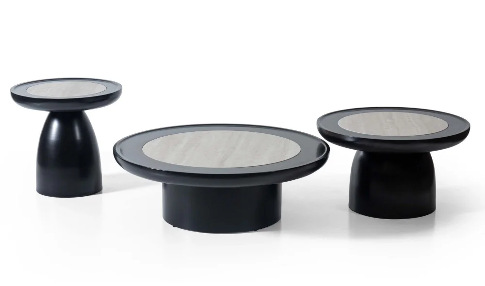 Boss Siyah Orta Sehpa Seti