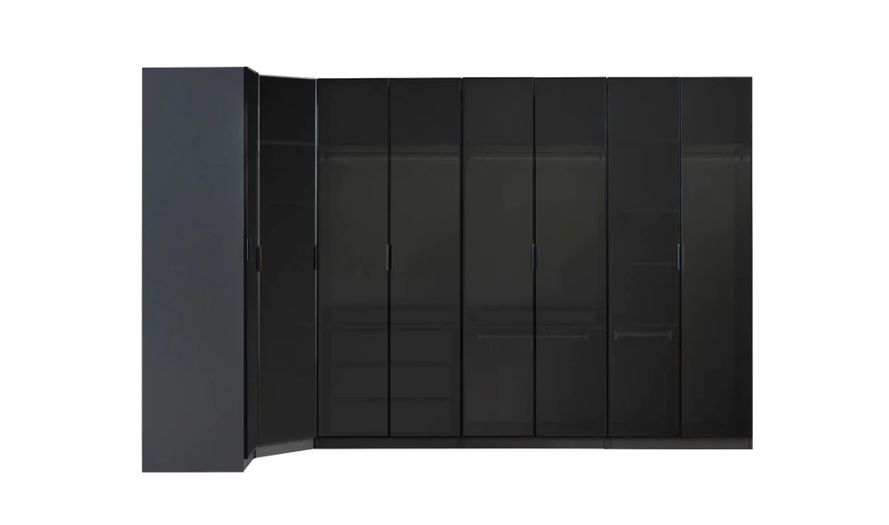 Bronze Antrasit 6 Kapaklı Gardrop