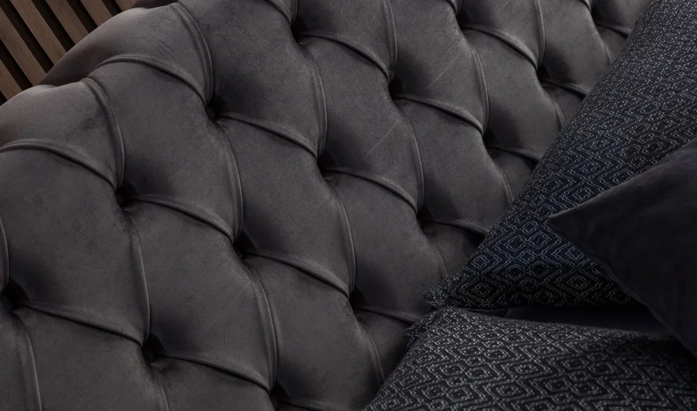 Bronze Antrasit Bazalı Karyola (160x200)