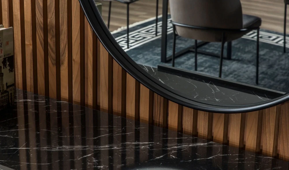 Bronze Antrasit Konsol ve Ayna