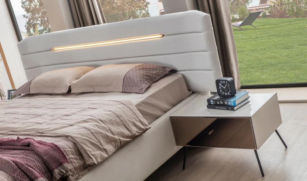 Bronze Aytaşı Bazalı Karyola (160x200)