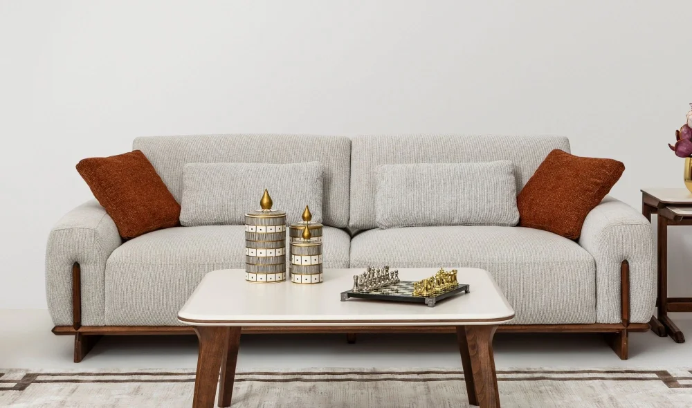 Cadillac Krem Koltuk Takımı