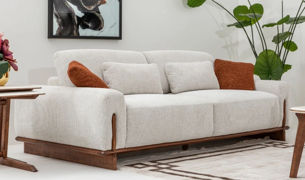 Cadillac Krem Koltuk Takımı