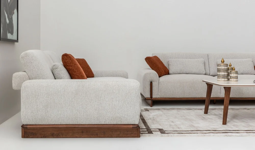 Cadillac Krem Koltuk Takımı