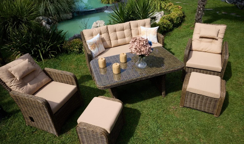 Cakarta Bahçe ve Balkon Takımı (Kahve)