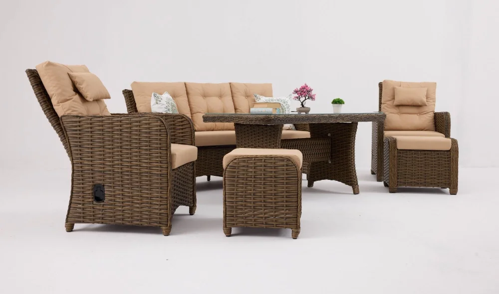 Cakarta Bahçe ve Balkon Takımı (Kahve)