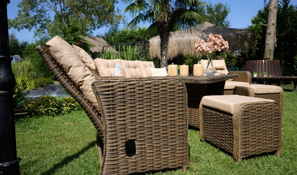 Cakarta Bahçe ve Balkon Takımı (Kahve)