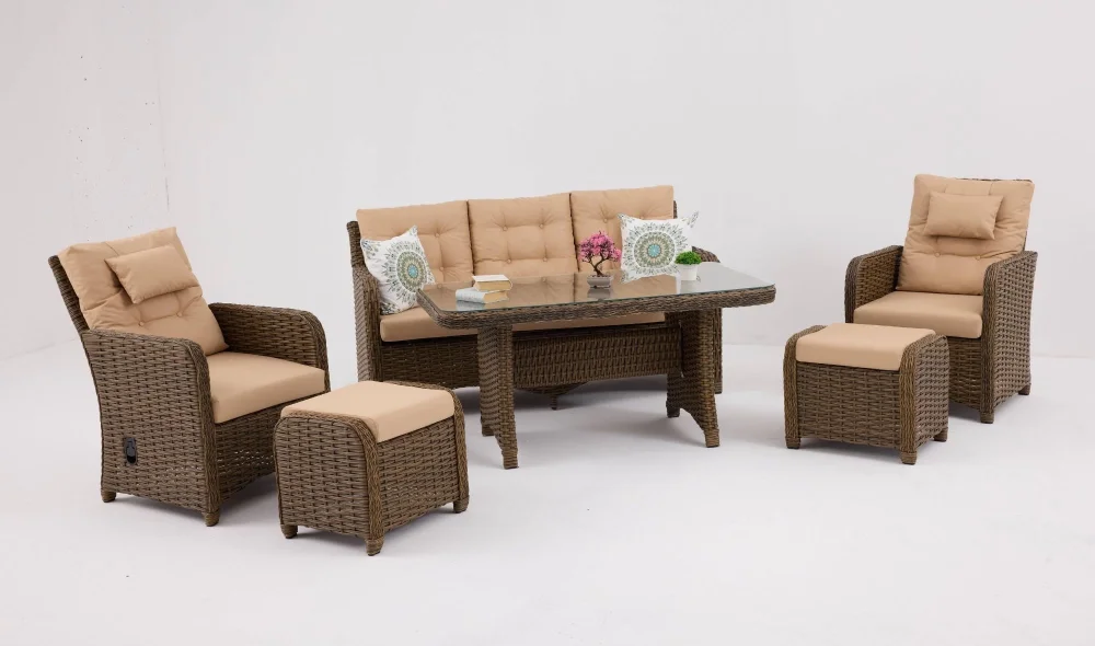 Cakarta Bahçe ve Balkon Takımı (Kahve)